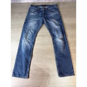 Banana Republic Vintage Straight Jeans Mens 30x32 Blue Wash Denim